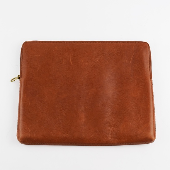 Madewell Accessories New Madewell The Leather Laptop Case In